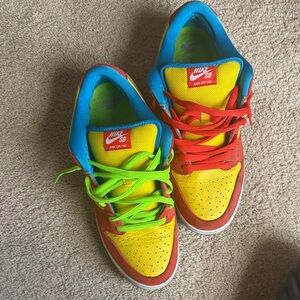Men’s Nike BART Simpsons Multicolor SB Sneakers